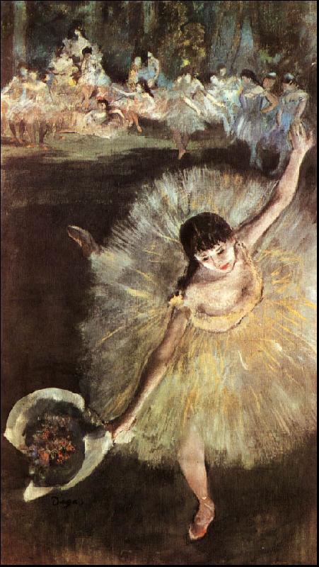 Edgar Degas Dancer with Bouquet Sweden oil painting art